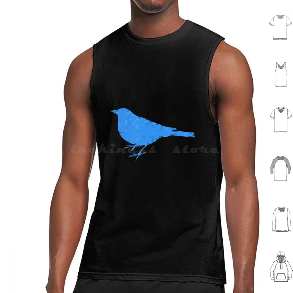 Bluebird-Legendary Animals Tank Tops Vest Sleeveless Blurbird Legendary Animals Legendary Animal Legendary Legend Animals