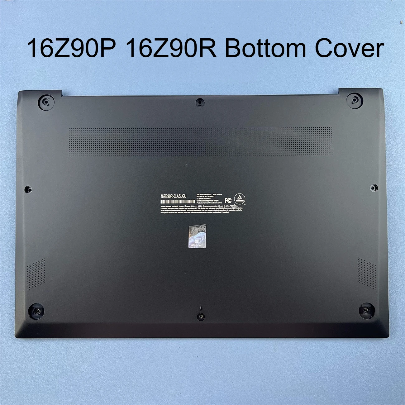 

New Black BOTTOM Cover For LG Gram 16Z90P 16Z90P-G 16ZB90R-C 6Z90P-K 16Z90P-N BLANC15 16Z90P-N.APS5U1 16Z90P-K.AAB6U1 Series