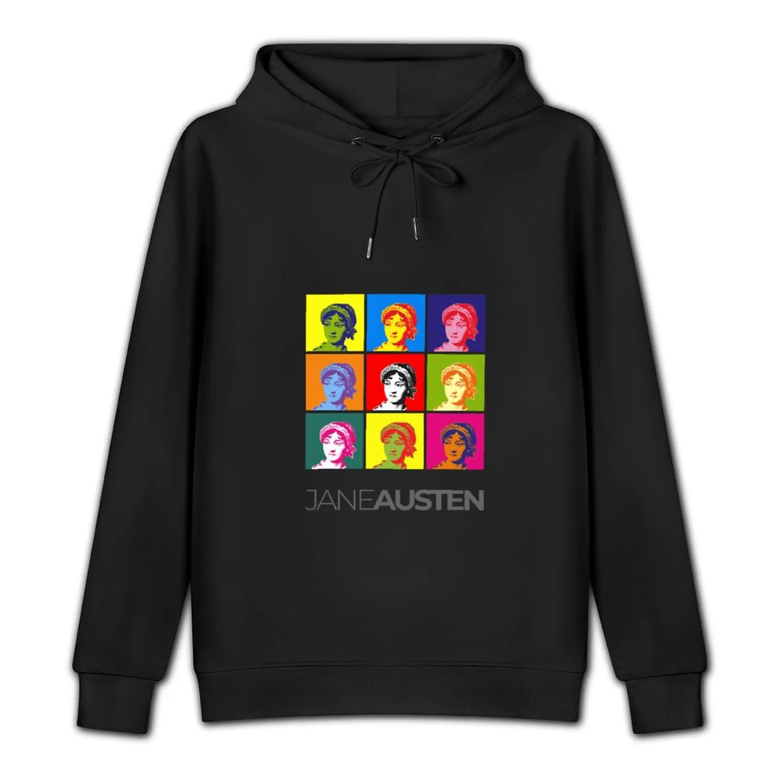 Jane Austen pop-art portrait poster Pullover Hoodie clothes for men men clothes autumn clothes new in hoodies & sweatshirts