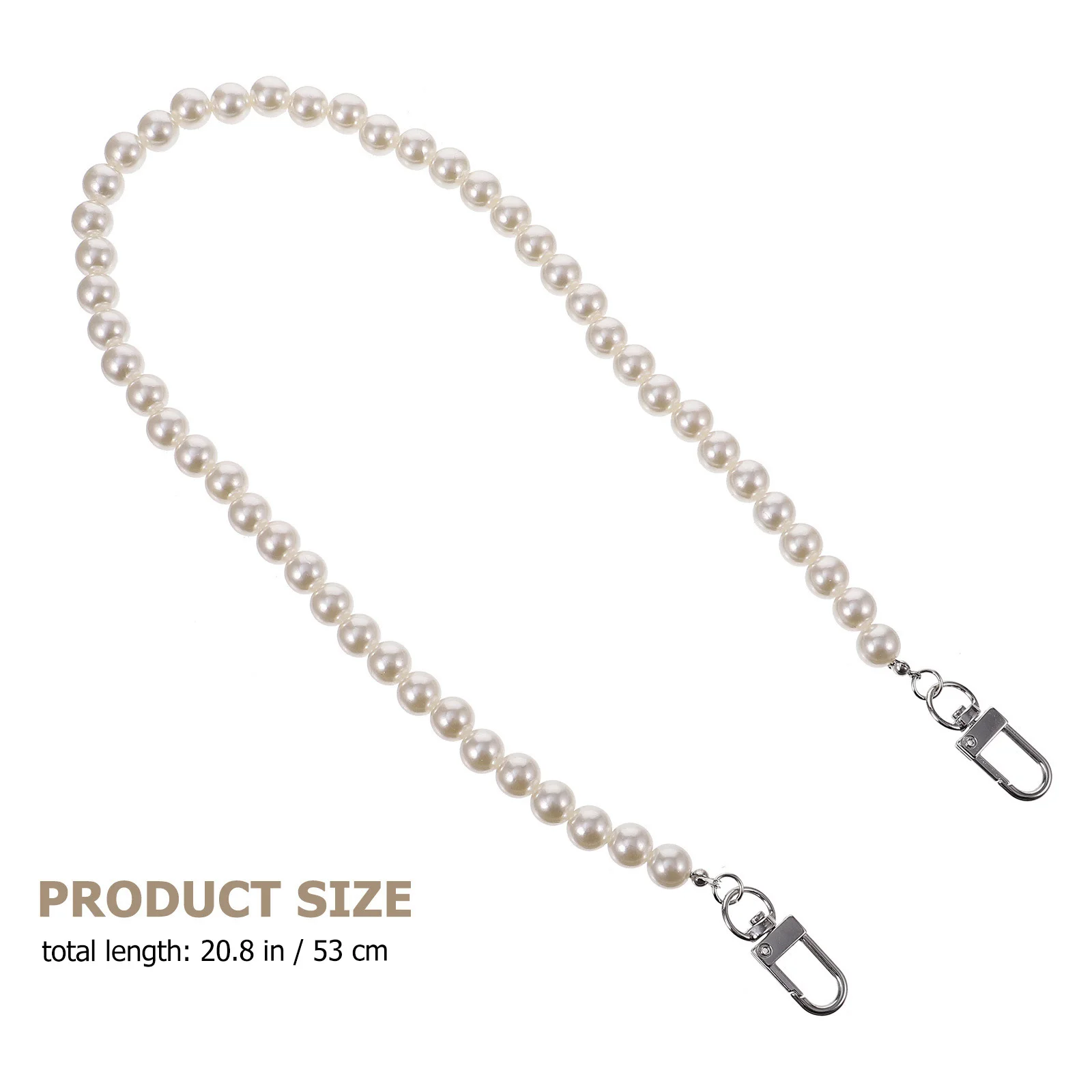 โซ่คาดเอววินเทจ 2 ชิ้น โซ่โลหะประดับมุกเก๋ไก๋ สำหรับตกแต่งกางเกง สไตล์ฮิปฮอป