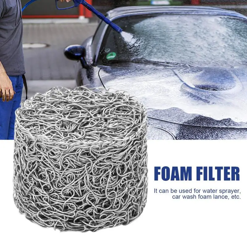 Foam Lance Mesh Filters Stainless Steel Tablet Snow Bubble Foaming Mesh Foam Generator Replacement Filter Generator Accessories