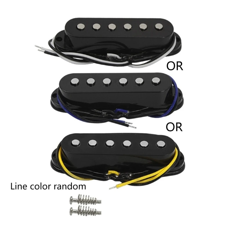 Y1UB Guitar Pickup Alnico 5 Pickup Single Coil Pickup Guitar Neck/Middle/Bridge Guitar Pickup for Electric Guitars