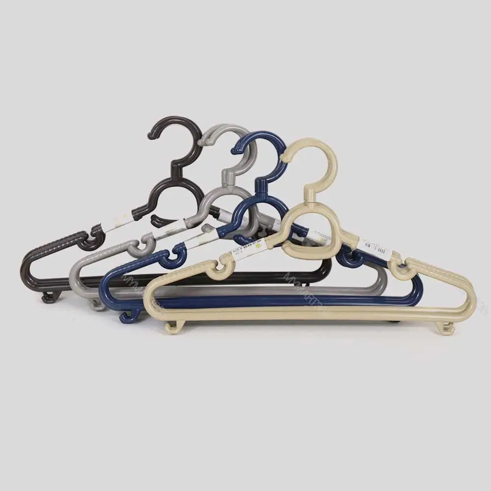 Bangle Rotate Clothes Hangers Flow-proof Nonslip Nas Hole Pair Hanger Clothes Closet