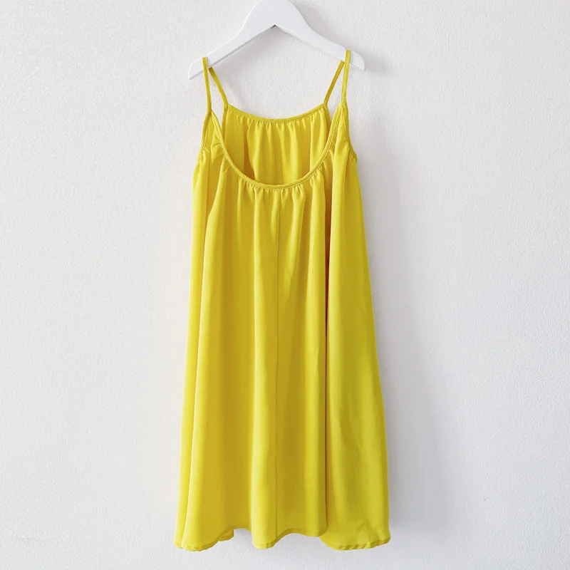 New Family Matching Outfits Dress Women Girls Suspender Backless Beach Clothes Mother Daughter Seaside Vacation Family Look
