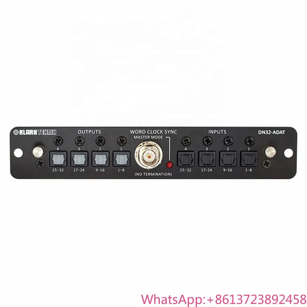 

Klark Teknik DN32-ADAT Expansion Card Provides 4 Inputs/Outputs Via Optical Toslink Connection for Midas M32 Live Digital Mixer
