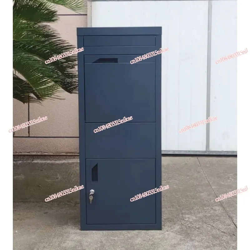 Outdoor Galvanized Sheet Metal Parcel Mail Mail Drop Box Smart Express Box