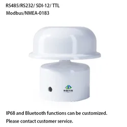 Ultrasonic wind speed and direction sensor Miniature size Output RS485 RS232 SDI-12 TTL Power supply 5 ~ 24V DC modbus NMEA0183