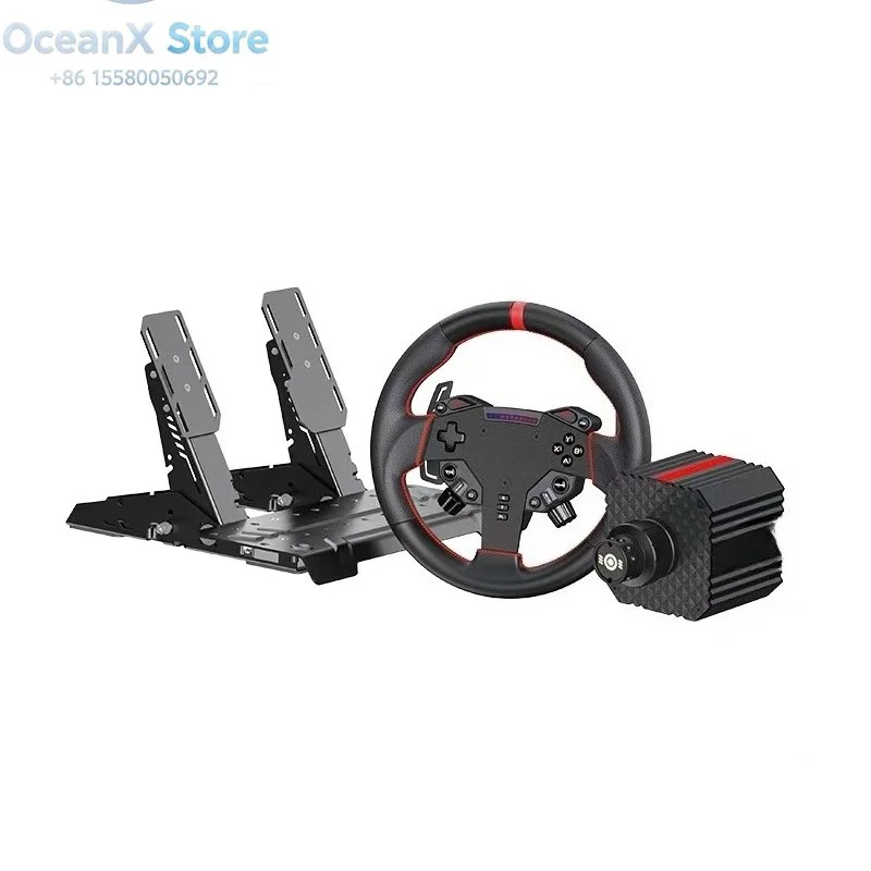 PXN VD4 Direct Drive Racing Simulator Complete Set, Game Steering Wheel, Euro Truck Simulator 2 Peripherals Support PC