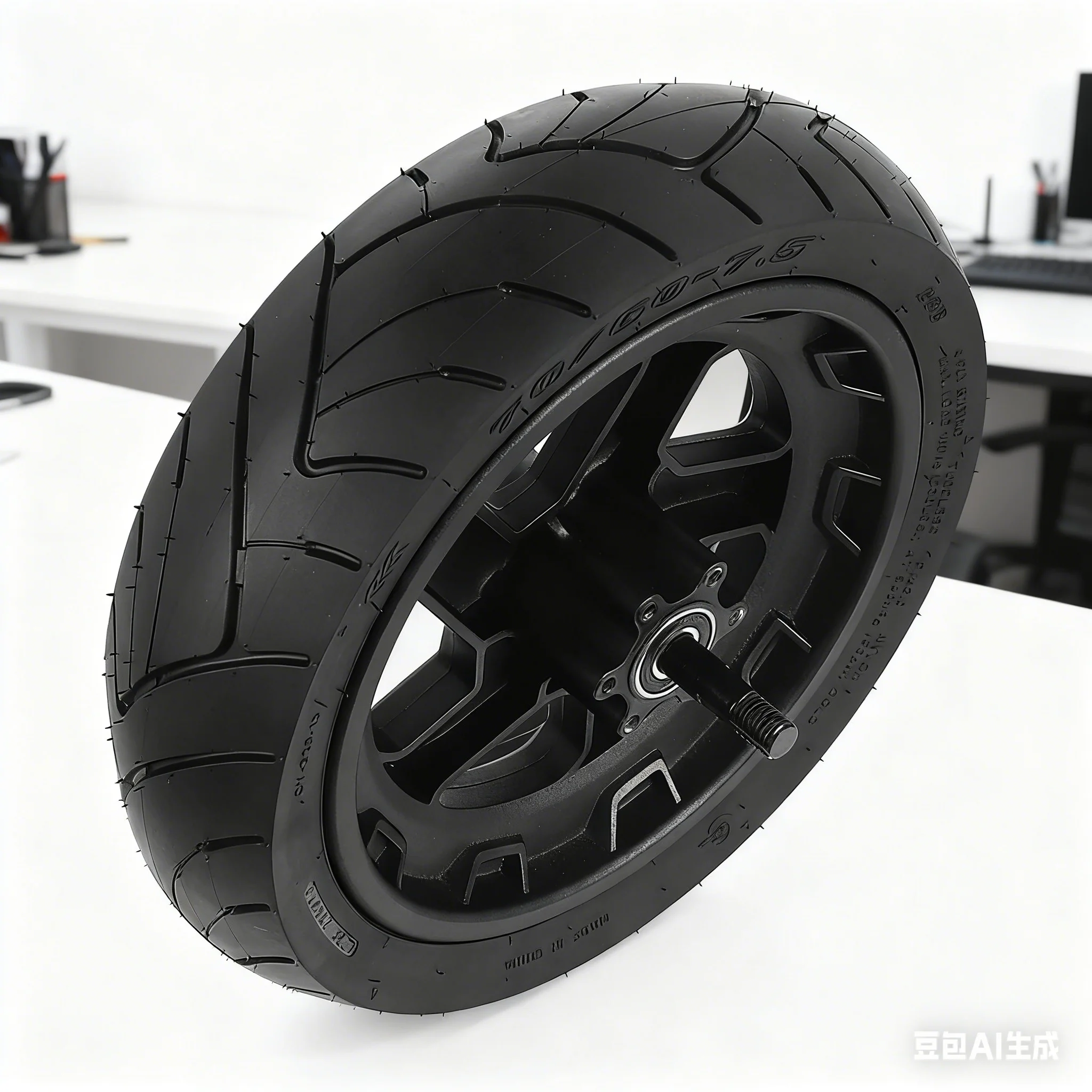 

11 Inch Front Wheel Assembly For FOR NINEBOT Max G3 70/60-7 5 Tubeless Tire E-scooter Front Wheel Assembly Vacuum Tire