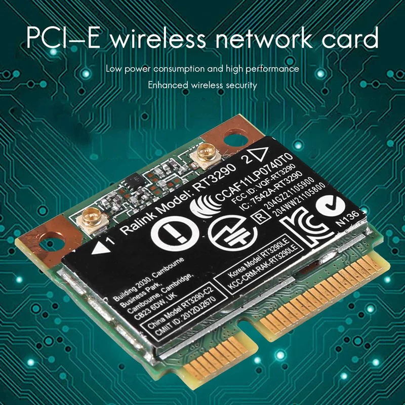 بطاقة نصف صغيرة pci-e لطابعة HP CQ58 ، Ghz ، RT3290 ، G/N ، لاسلكية ، واي فاي ، بلوتوث ، BT ، مناسبة لطابعة HP CQ58 ، M4 ، M6 ، S ، DV4