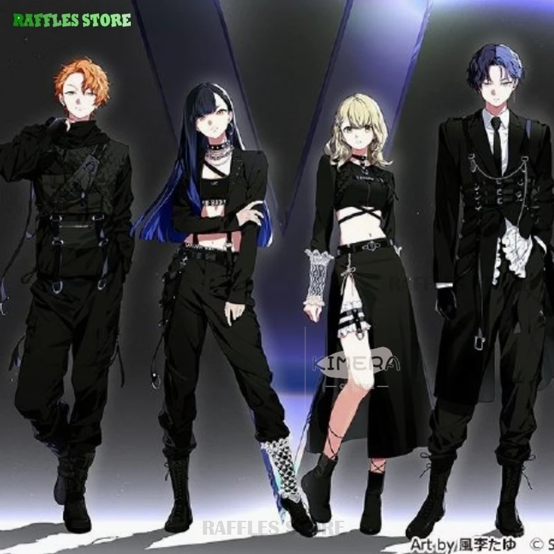 

Project Sekai Shinonome Akito Косплей Shiraishi An Aoyagi Toya Azusawa Kohane Косплей Костюм Парик Team Vivid BAD SQUAD Co-zozo