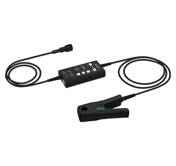 MICSIG Sonda prądowa niskiej częstotliwości AC/DC Seria CP2100 CP2100A CP2100B Szerokość pasma: DC 800KHz / 2.5MHz Prąd 10A/100A