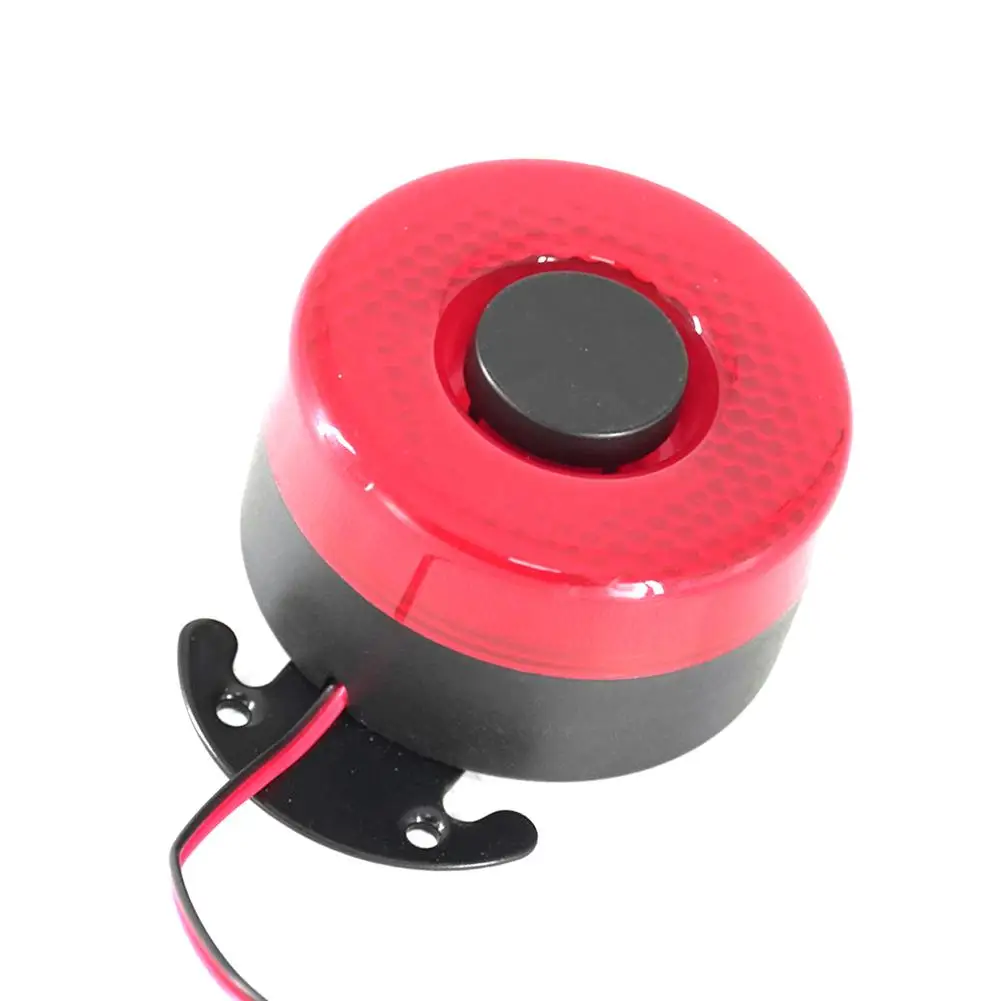 DC 12/24V Car Reversing Horn With Flashing Light Vehicle Back Up Warning Alarm Speaker Ip67 Waterproof Auto Reverse Buzzer Siren