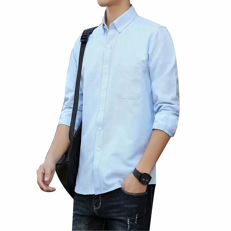 Uomo in puro cotone lungo Sve Work irt Anti-scottatura Resistente all'usura Cantiere W Denim Jaet Busin Casual Sle