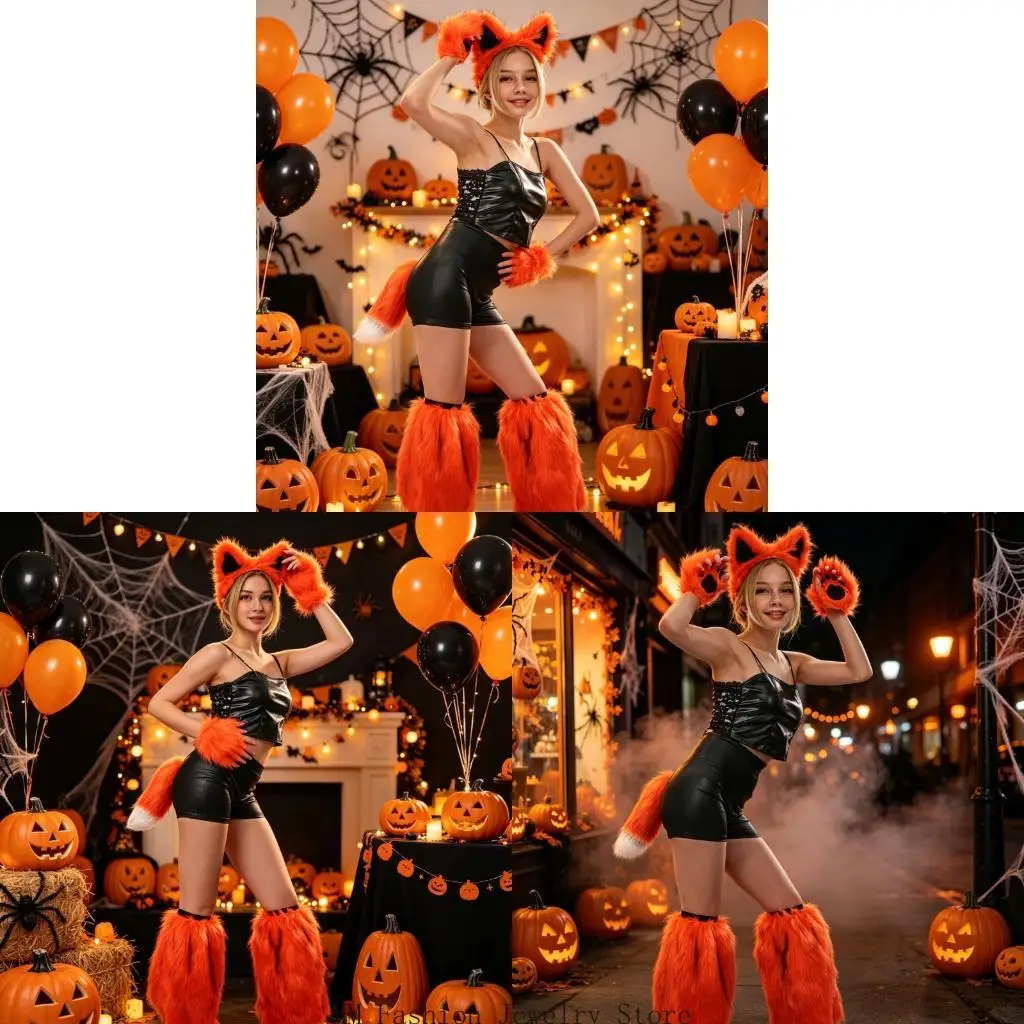conjunto-accesorios-disfraz-estilo-fotografico-con-tocado-animal-munequeras-mangas-cola-y-piernas-en-poliester