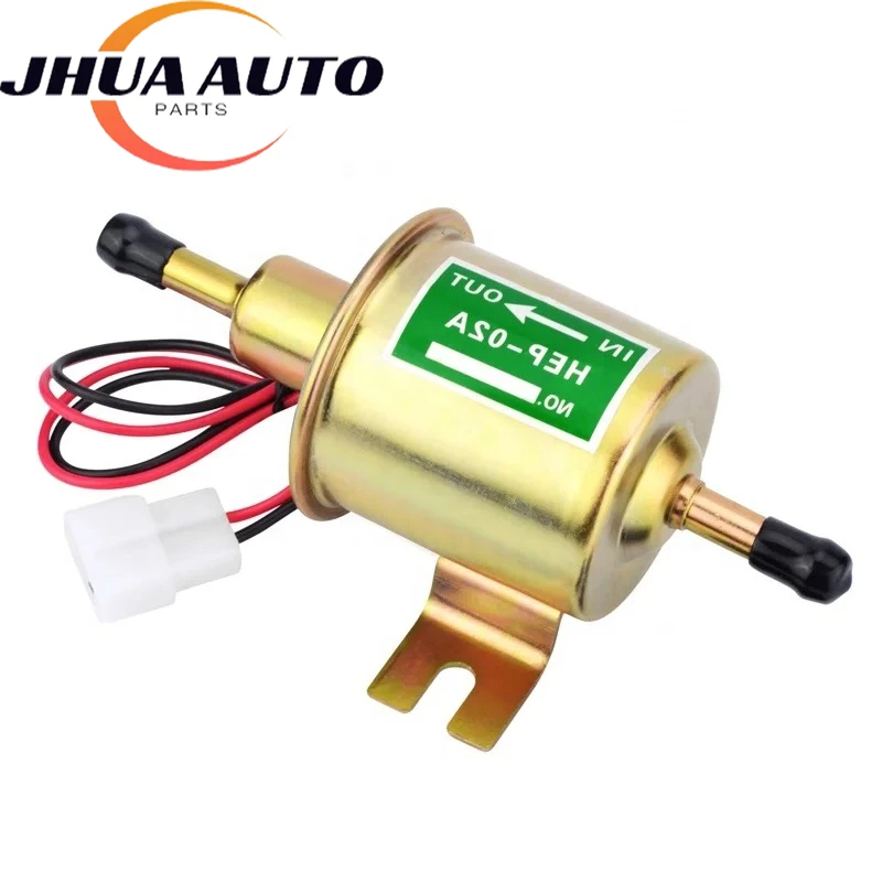 

12V HEP-02A High Quality Universal Electric Inline Fuel Pump Fit for Car Motorcycle ATV Fuel Pump Exempt