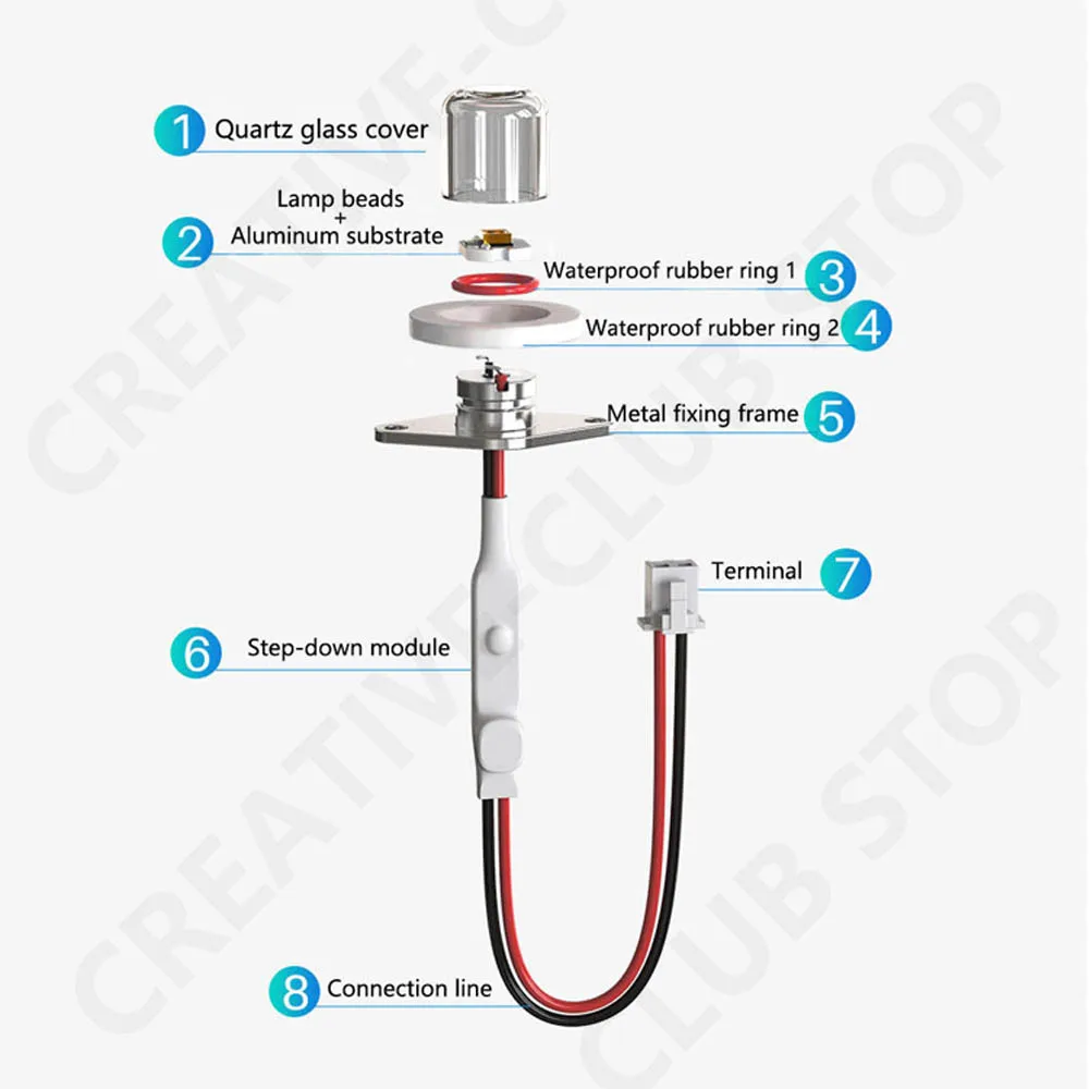 Imagem -04 - Lâmpadas Ultravioleta Led uv Profunda Purificação de Água Desinfecção Esterilização Faça Você Mesmo 270nm 275nm 280nm Uvc 12v 24v Alta Qualidade