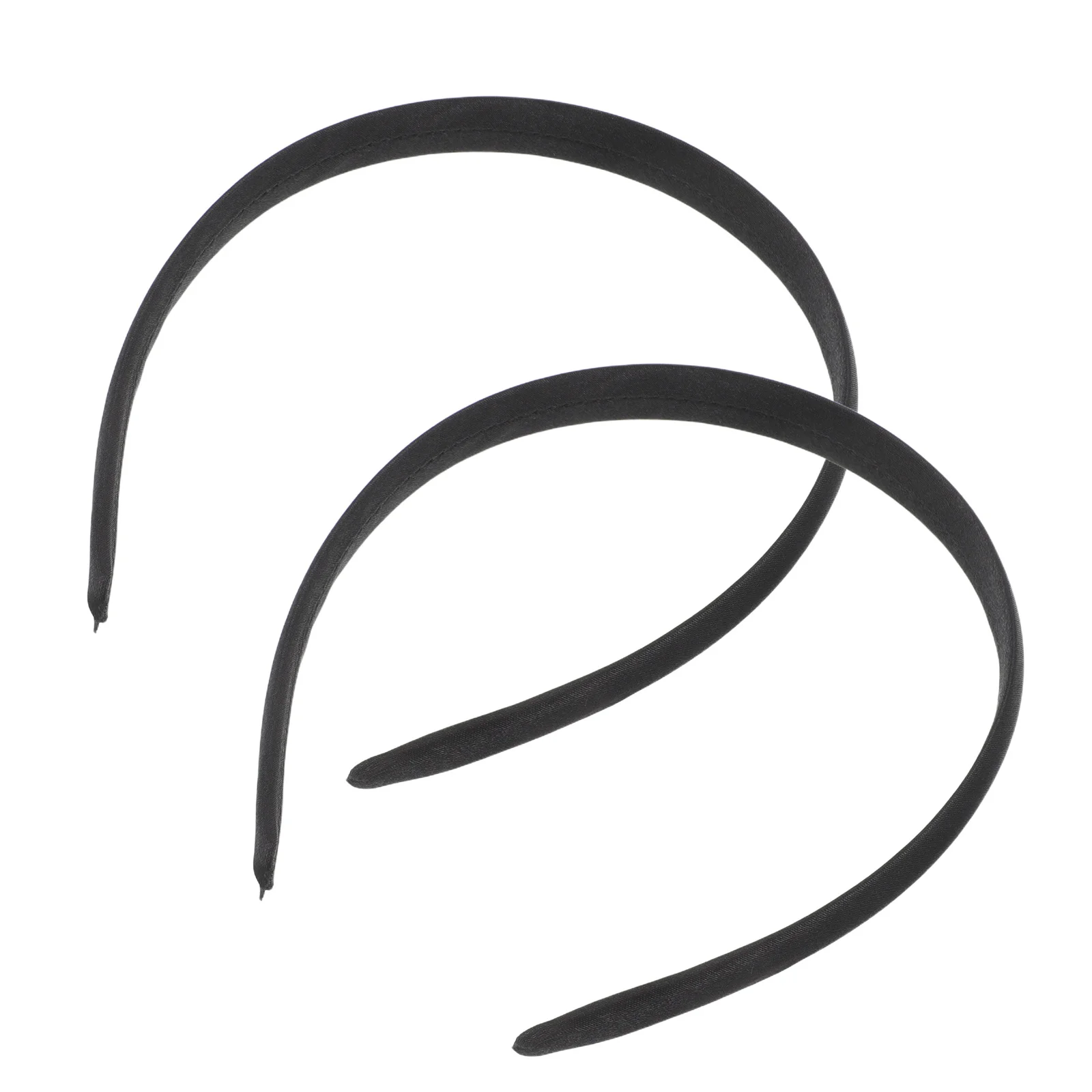 

2Pcs Black Thick Headbands Vintage Hair Bands for Women Girls Elegant Daily Wear Fashion Hair Accessories Simple Design