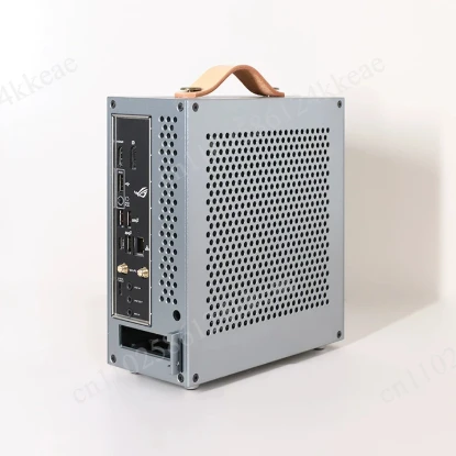 BUG-D1DC-ATX Power Supply Half-height Mini ITX Chassis Soft Milling Aluminum Alloy Bare Chassis 1 piece
