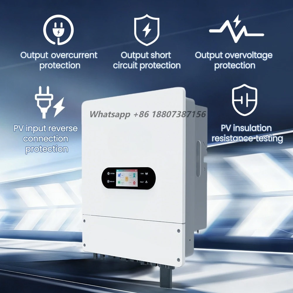 Good Quality Single Phase Hybrid Solar Inverter 3kw -6kw with  Technology 97.5% Efficiency IP66 Protection
