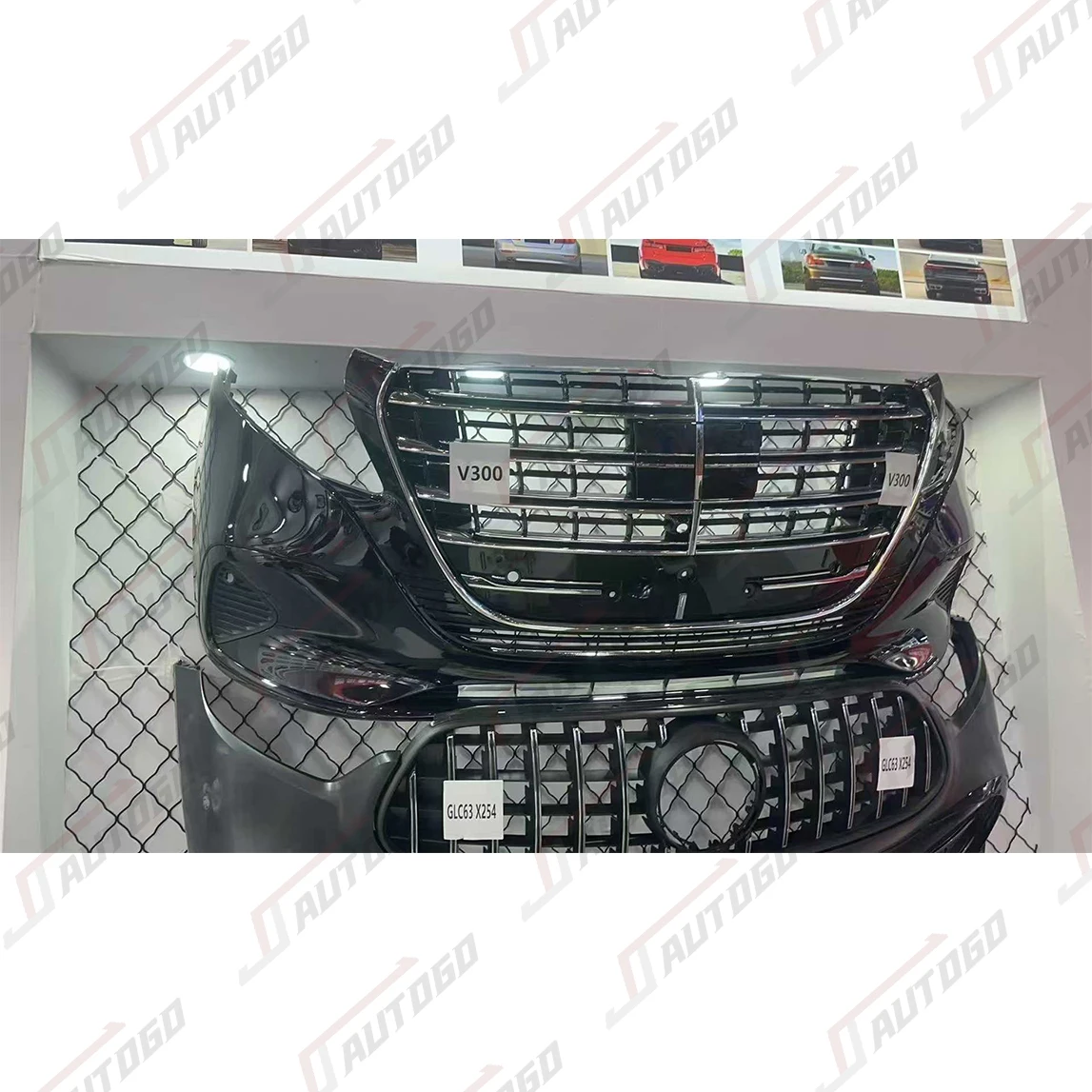 Fabrik-Direktverkauf 2025 Modify New Style Auto-Frontstoßstangengrill für Mercedes Benz V-Klasse W448 VITO V300 normal 2024 2025+