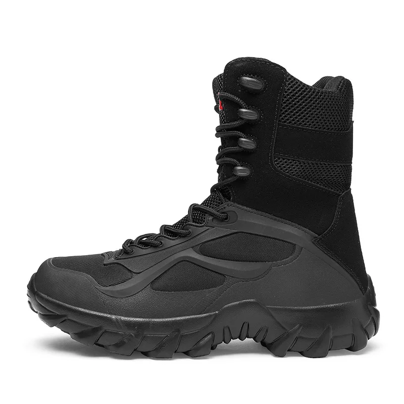Men's boots 2026 high top tactical boots combat boots military boots outdoor high top
