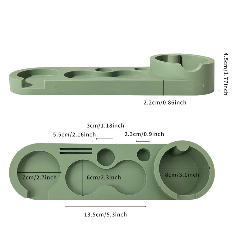 

ABBN-Контейнер для кофейной гущи (нок-бокс) из силикона с нескользящим дизайном для кофемашин в стиле бариста