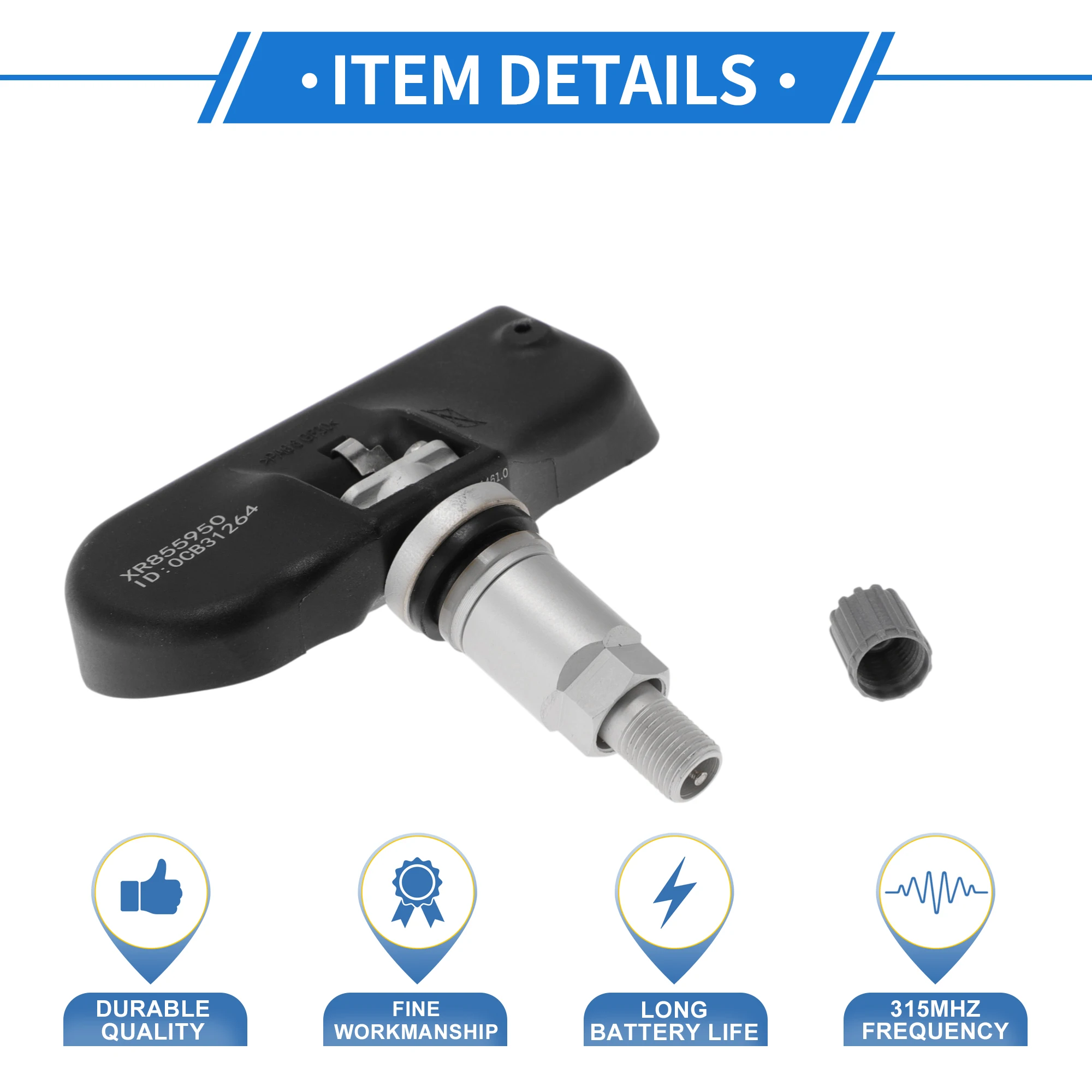 

UXCELL Датчик давления в шинах Датчик TPMS 315 МГц No XR855950/C2Z15017 для LAND ROVER RANGE ROVER SPORT 10-13