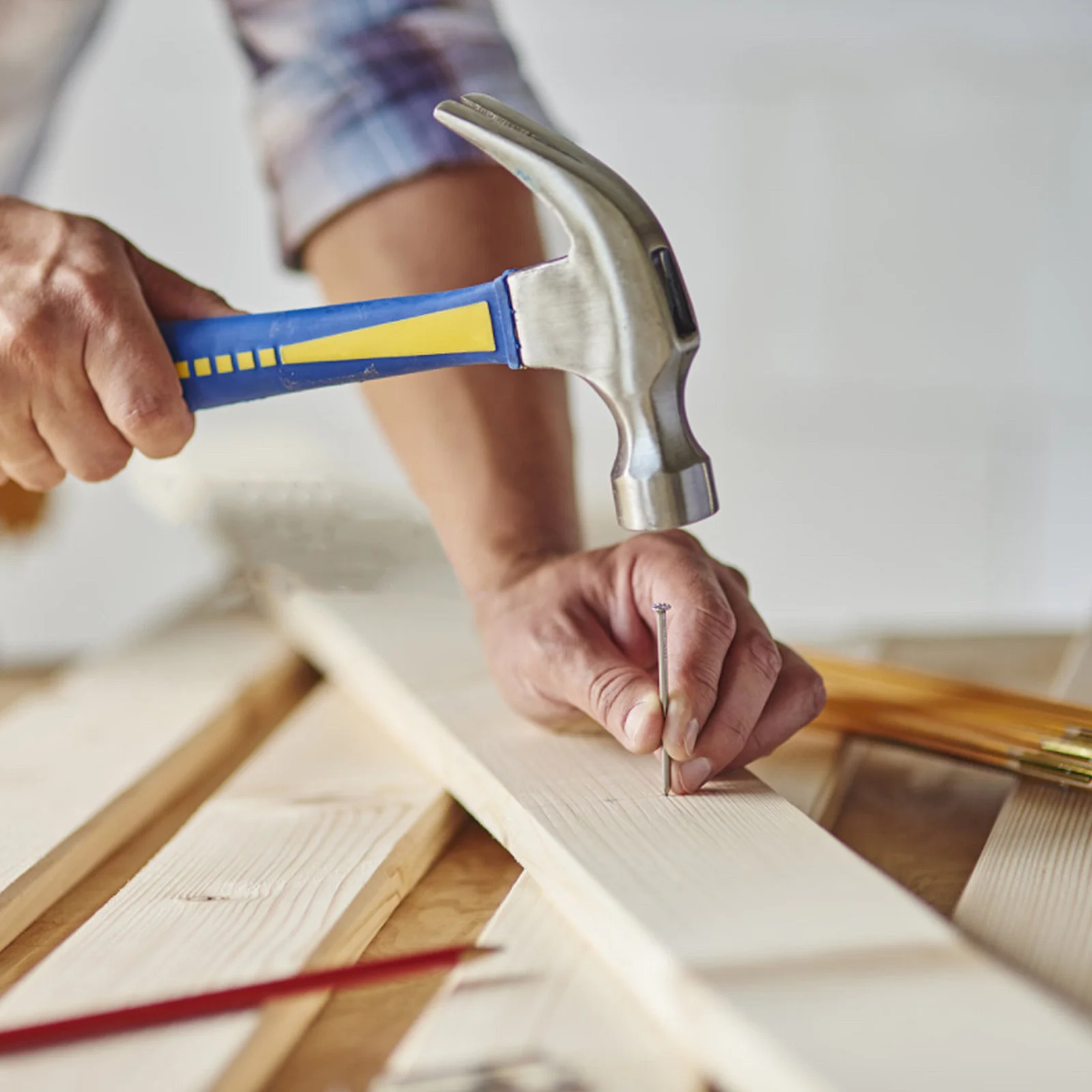 

500g Woodworking Long Nails Strong Iron Nails for Door Frame Finishing Hardware Landscaping Stakes Fastener Iron Nail