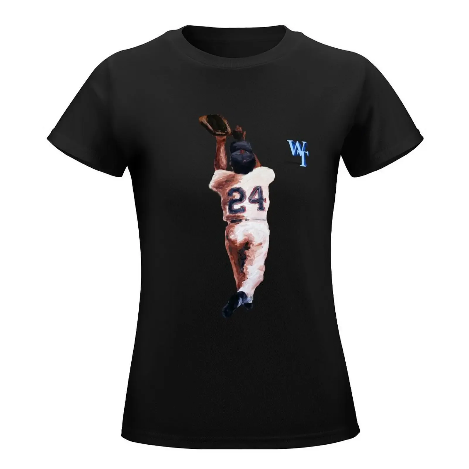 Willie Mays T-Shirt anime clothes summer top Women's tops