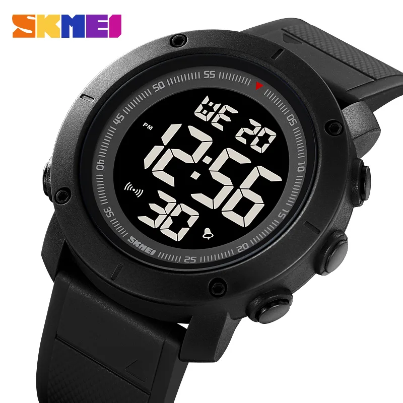 SKMEI Sport Outdoor orologio da polso digitale per uomo 2Time cronometro sveglia data LED orologi da uomo elettronici militari orologio maschile Reloj