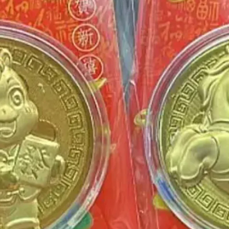 

2026 Zodiac Horse Gold Color Commemorative Coin Decoration Metal Crafts Souvenir Medal Year Of The Horse