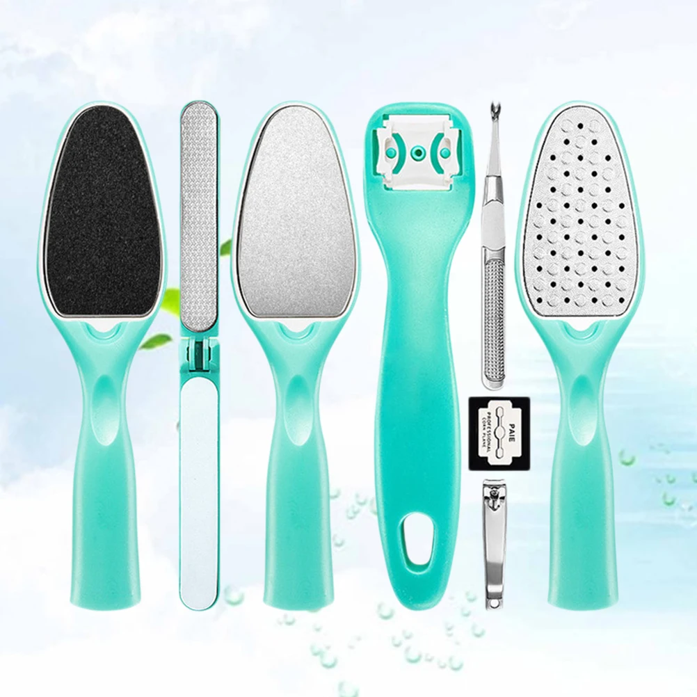 

Pedicure Kit Professional Foot Rasp Callus Remover Coarse Fine Sandpaper Nail Clipper Dead Skin Tool Manicure Accessories