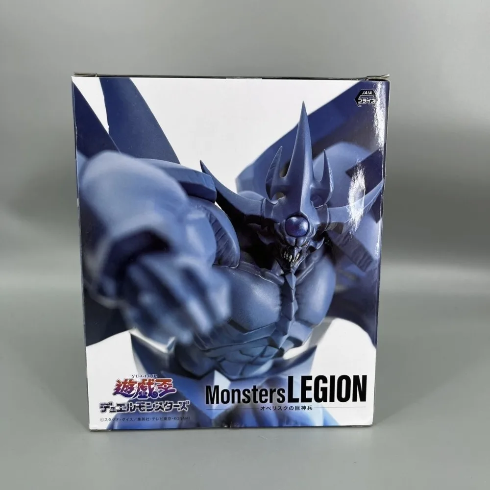 

In Stock 20cm Original Anime Figure Bandai THE GOD OF OBELISK KONAMI Yu-Gi-Oh! Official Card Game Action Figurine PVC Toys Model