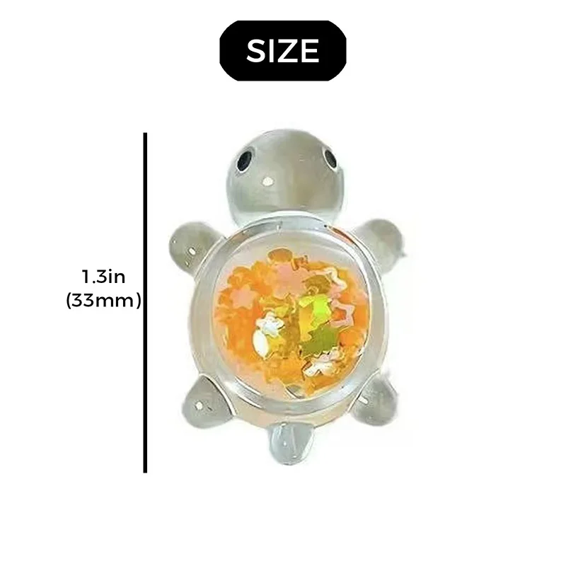 10pcs Glow in The Dark Resin Turtle Figurines Vibrant Colorful Turtle Decor Miniature Ornaments for Indoor Outdoor Home & Garden