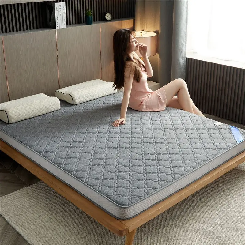 Colchões de látex dobráveis, cama, Almofadas do quarto, Espessado Tatami Mats, Dormitórios estudantis, Aluguer