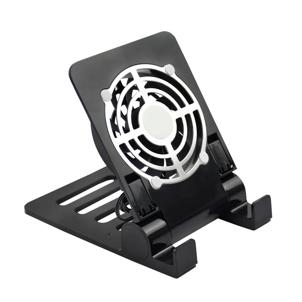 usb-desk-phone-fan-quiet-cooling-pad-radiador-com-suporte-dobravel-suporte-para-tablets-e-laptops