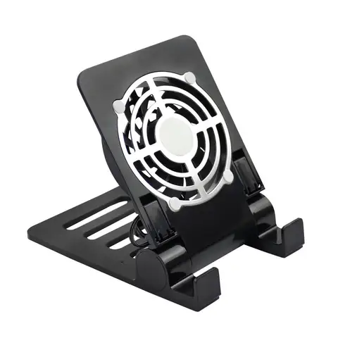 USB Desk Phone Fan Quiet Cooling Pad Radiator with Foldable Stand Holder for   Tablets Laptops
