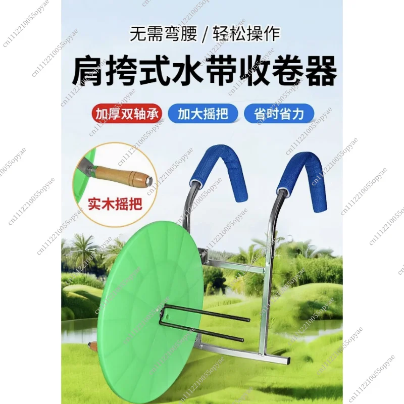 New Hose Reel Hand Crank Water Hose Winder Portable Backpack Hose Roller for Firefighting Irrigation Garden Use