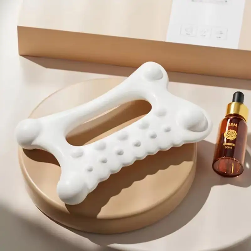 【HBA】Resin Gua Sha Stone Facial Scraping Tool Body Massage Tool Anti Static Skin Care Scraper For Women