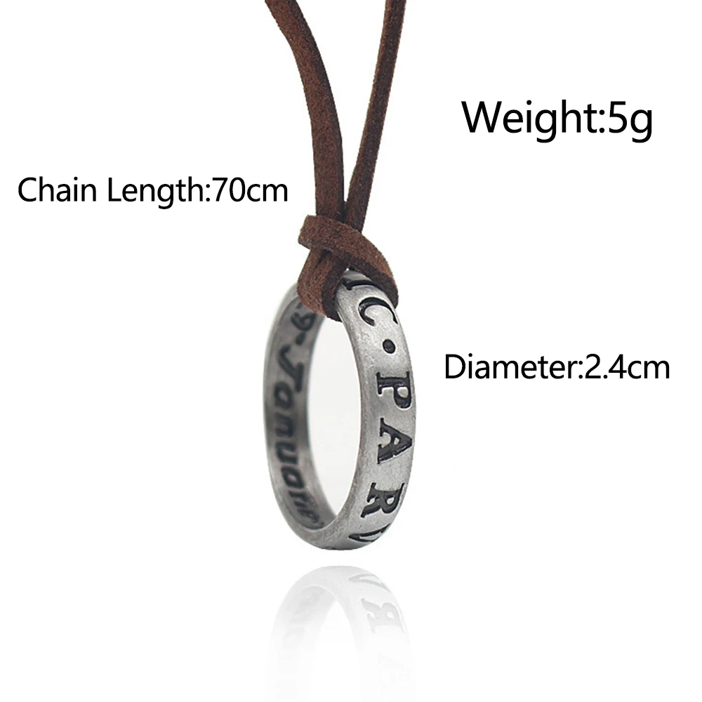 The Last and Us Necklace (Also Rings) Nathan Drake's Pendant Jewelry Game Punk Gothic Jewelry for Men Women Gamer Fans Gifts