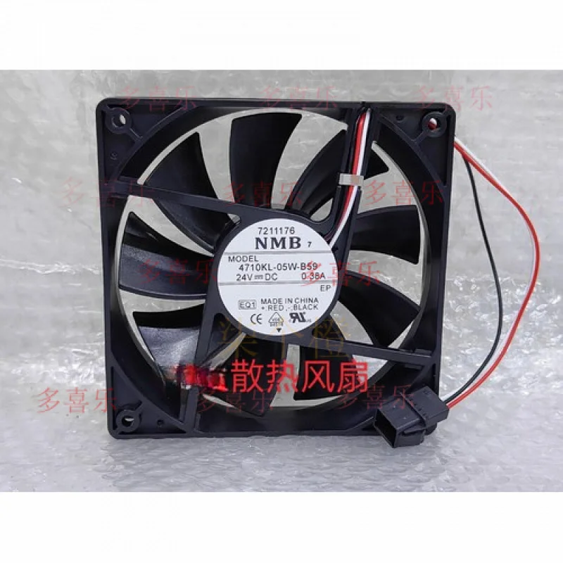 

WW ДЛЯ NMB 4710KL-05W-B59 DC24V 0.38A 120*120*25MM 3-контактный инверторный охлаждающий вентилятор