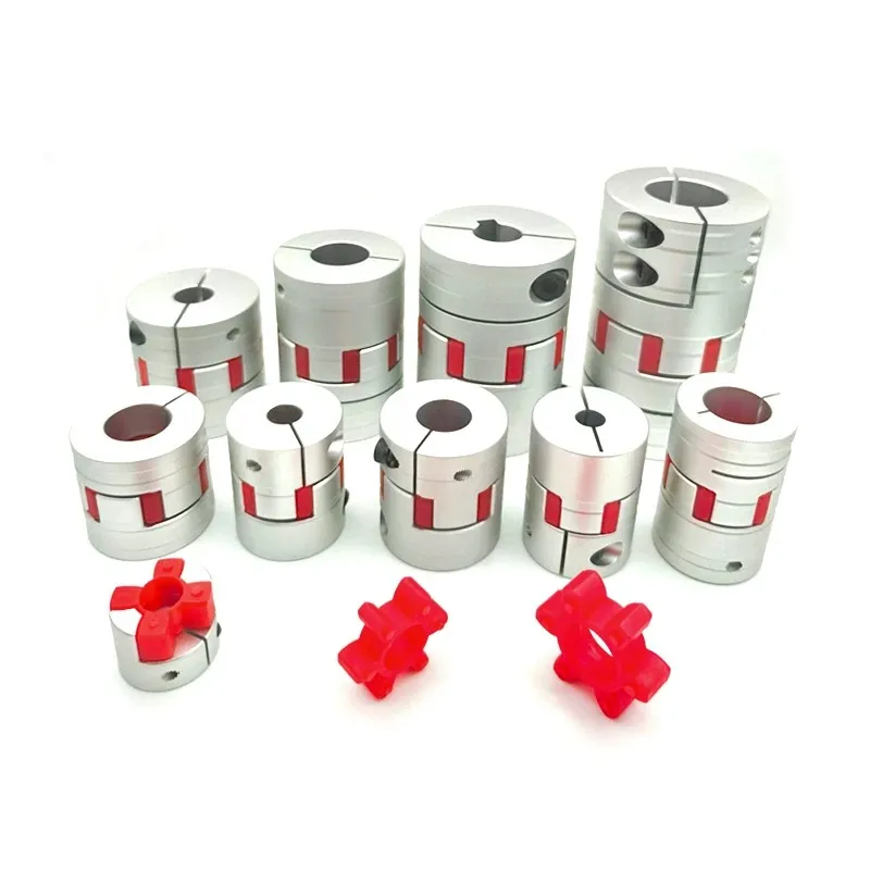 Aluminum Alloy plum Blossom Coupling Ball Screw Servo Motor CNC Machine Lathe High Torque Coupling Transmission Parts Specialty