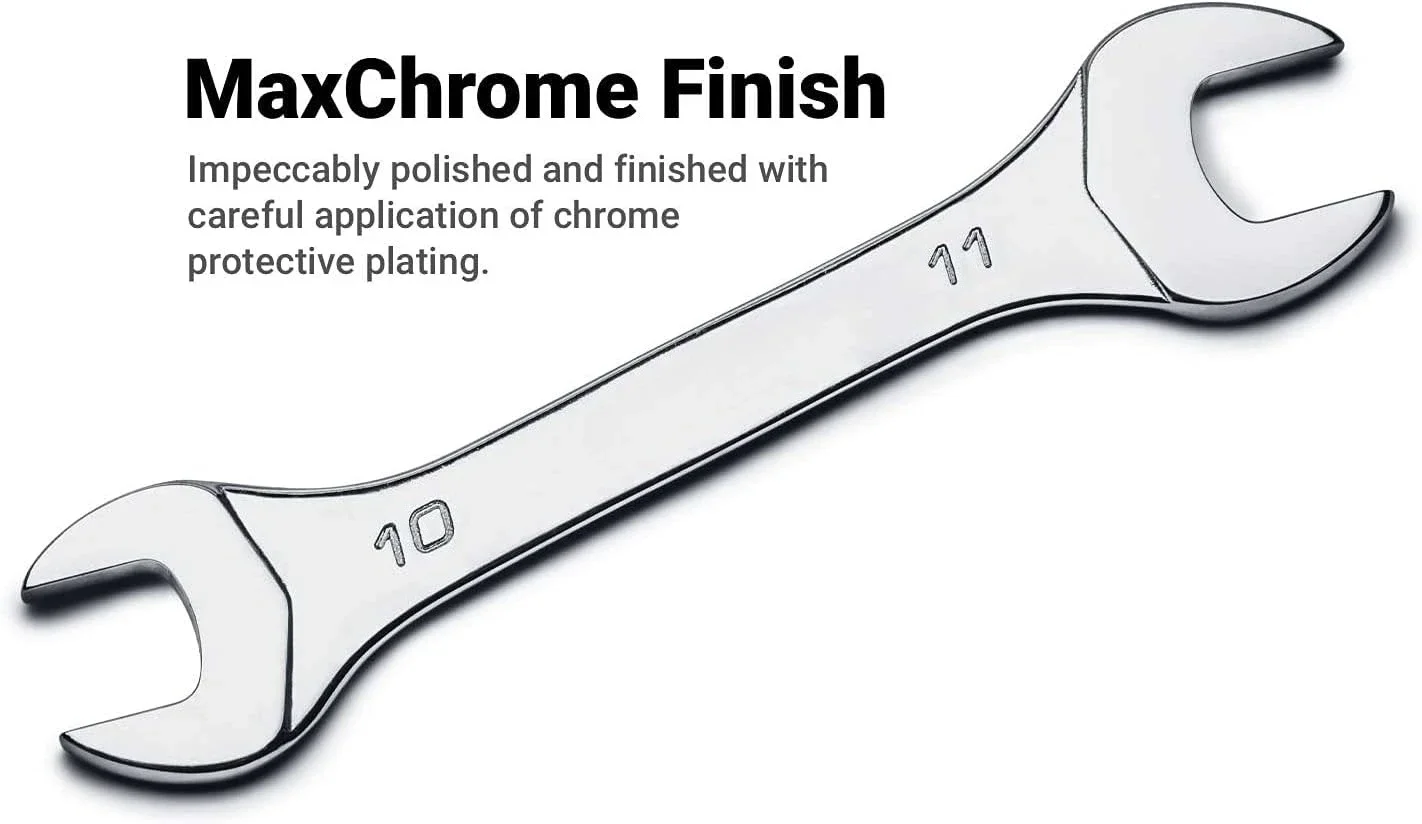 مجموعة مفاتيح ربط صغيرة رفيعة مع صينية ميكانيكي، متري وSAE، 3.2-13 مم و3/16-9/16 بوصة، 11 قطعة #5