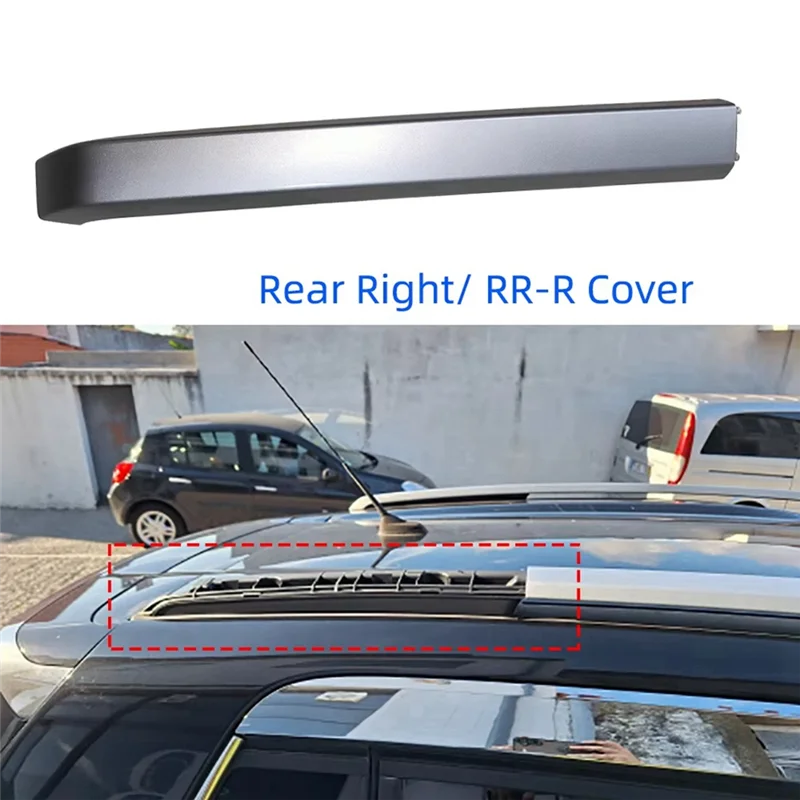 

For 2008 MK1 2013-2018 Car Luggage Rack Cover Roof Rail End-Cap Rack Base Covers