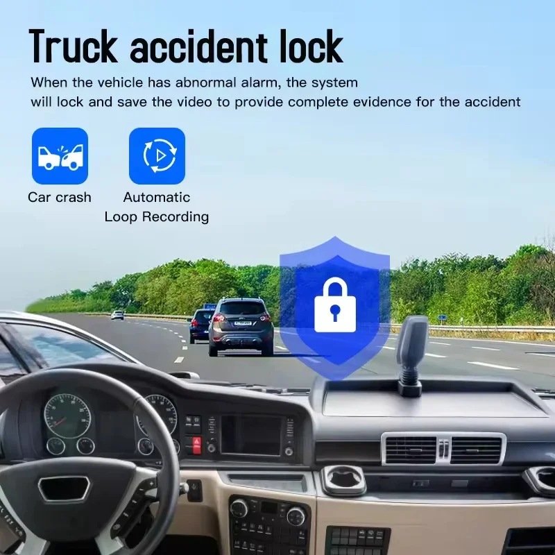 AHD 1080P トラック用MDVRシステム、ナイトビジョン、4G、GPS、WiFi、防水カメラ搭載、SD/HDD録画対応、車両監視用