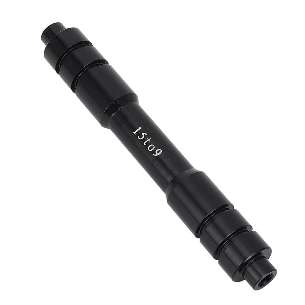 Aluminum Alloy Front Thru Axle Adapter 15mm To 9mm 100mm/110mm Hub Skewer Adapter Easy