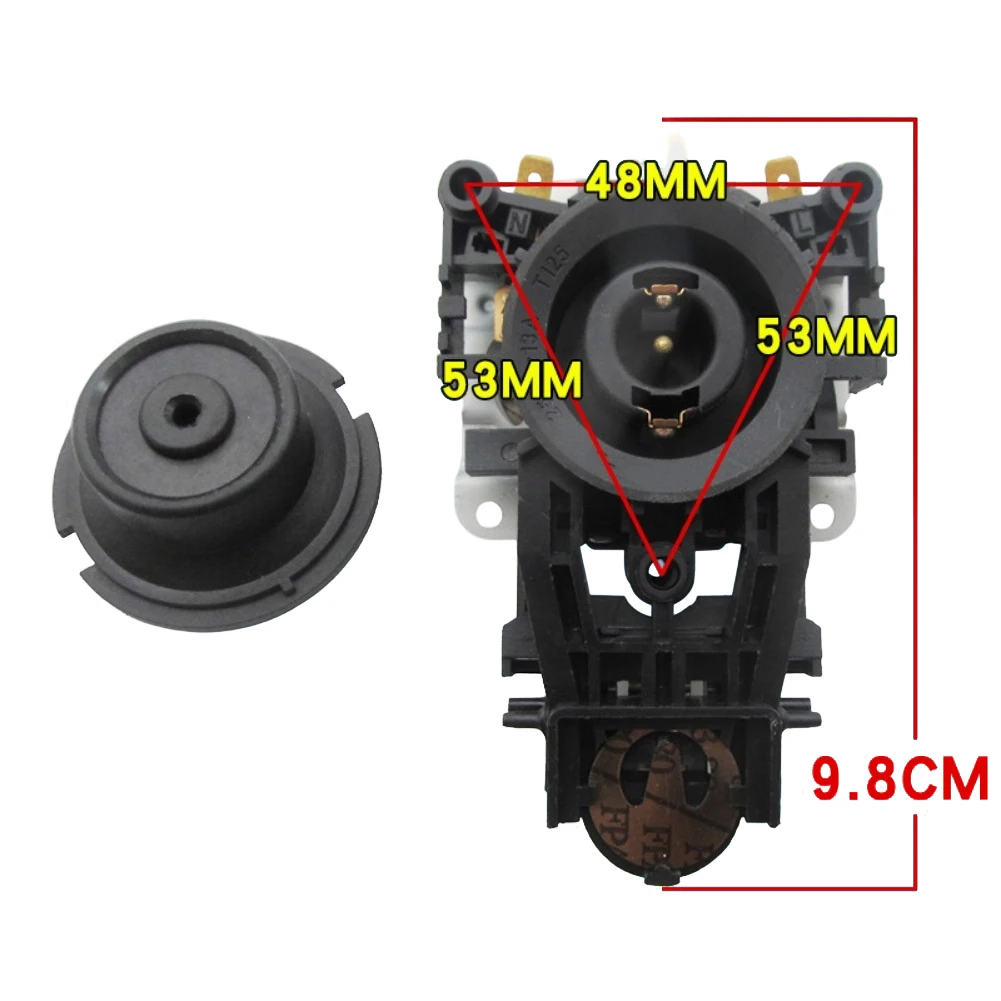 Electric Kettle Connector Coupler with Temperature Control Switch and Waterproof Base Supporting Extended Durability