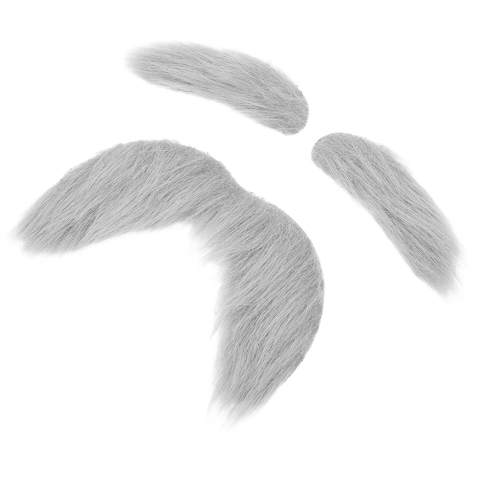 

3Pcs Fake Beard Eyebrows Set Self Adhesive Thick Facial Hair Halloween Party Costume Cosplay Accessories Funny Mustache