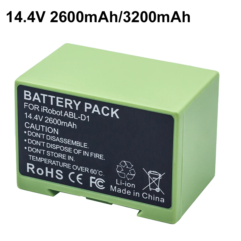 i7 14.4V 3200mAh i7 Battery Replacement for iRobot Roomba e and i Series i7+ e5 7150 7550 i3 3150 i3+ 3550 i4 4150 i4+ 4624864